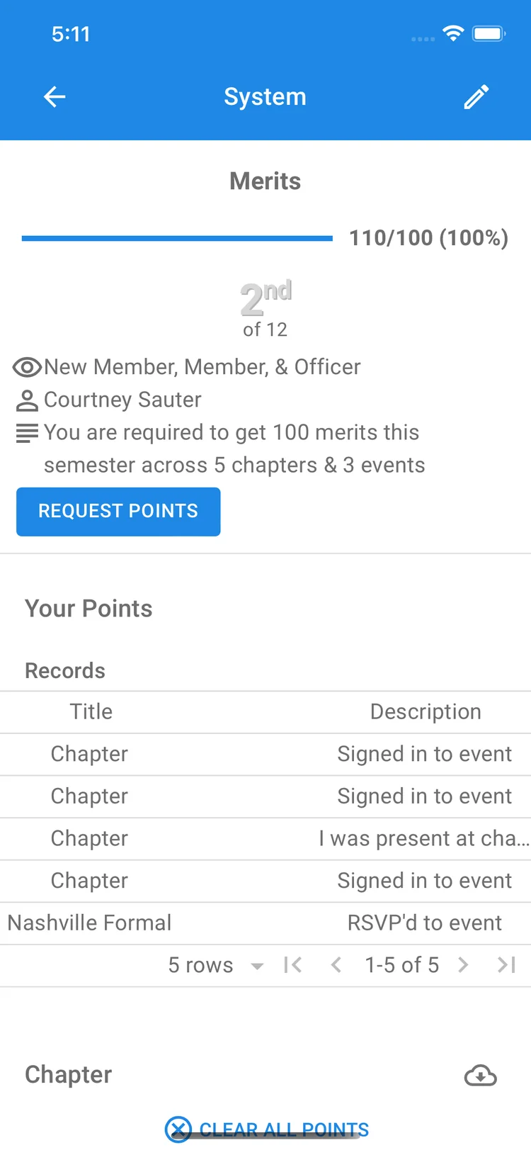 Greek Connect automatic point tracking screenshot