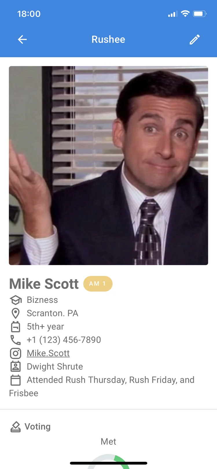 Greek Connect streamlined recruitment screenshot