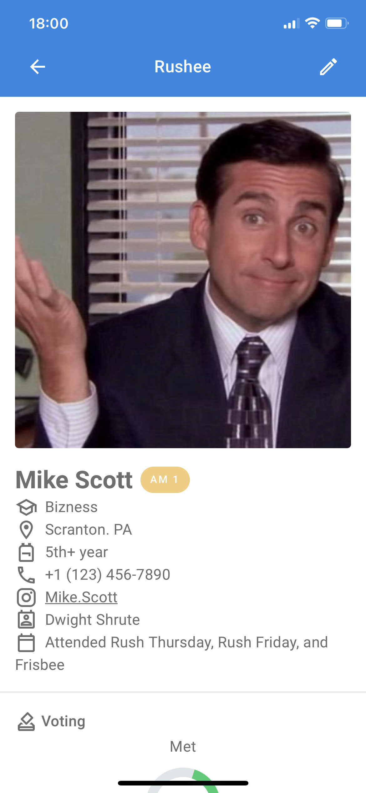 Greek Connect streamlined recruitment screenshot